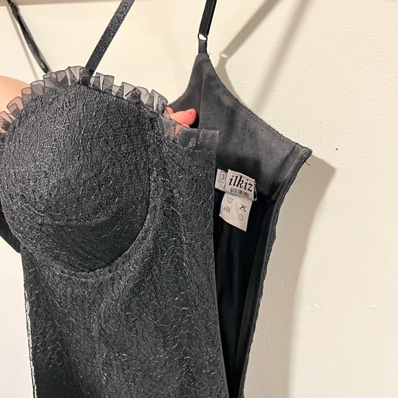 Vintage Little Black Boostier Dress - Picture 4 of 5